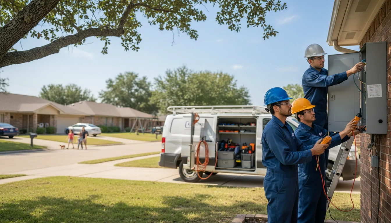 Certified electrician providing emergency electrical services in Bingham, NE